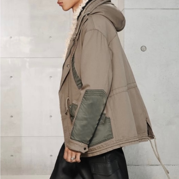 NWT ZARA MLTRY PRK 07 Small (#019902/25) - Picture 6 of 13